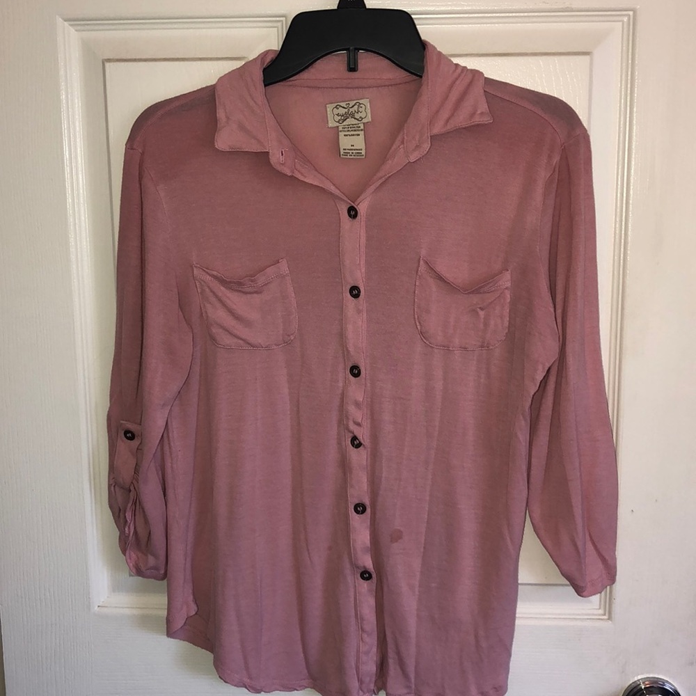 Super soft pink blouse